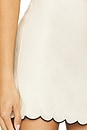 view 6 of 6 Tashi Mini Skirt in Ivory & Black