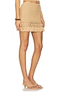 view 2 of 6 Larrin Mini Skirt in Camel
