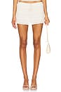 view 1 of 6 Madeleine Mini Skirt in Cream