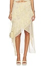 view 1 of 6 FALDA CECILIA in Pale Yellow Floral