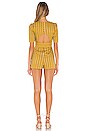 view 3 of 3 Remi Romper in Mustard Yellow