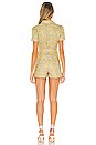view 3 of 4 Teri Embroidered Romper in Yellow Floral