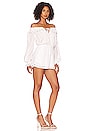 view 3 of 4 BRIANNA 롬퍼 in White