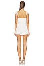 view 3 of 3 Marisa Romper in Vanilla Ivory