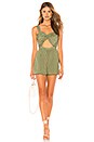 view 1 of 3 Brianna Romper in Mint Green