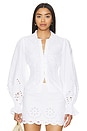 view 1 of 4 Tess Button Up Shirt in White