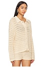 view 2 of 4 Fabiana Button Down Sweater in Beige