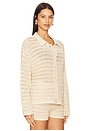 view 2 of 4 Fabiana Button Down Sweater in Beige