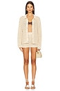 view 4 of 4 Fabiana Button Down Sweater in Beige
