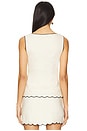 view 3 of 4 Tashi Top in Ivory & Black