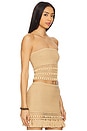 view 2 of 5 Larrin Strapless Top in Camel