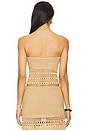 view 3 of 5 Larrin Strapless Top in Camel