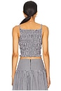 view 3 of 5 Rory Top in Black & Ivory Gingham