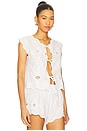 view 2 of 4 Tory Top in White