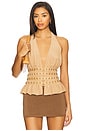view 1 of 4 Jaclyn Top in Tan