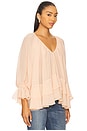 view 2 of 4 Lenora Blouse in Peach