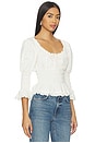 view 2 of 4 Presley Top in Ivory