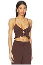 view 2 of 4 Pheby Top in Dark Brown