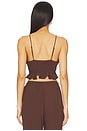 view 3 of 4 Pheby Top in Dark Brown