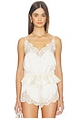 view 1 of 4 Lio Silk Cami Top in Ecru