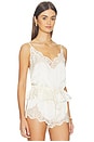 view 2 of 4 Lio Silk Cami Top in Ecru