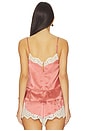 view 4 of 5 Lio Silk Cami Top in Dusty Rose