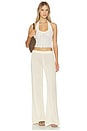 view 4 of 5 Ellana Pointelle Halter Top in Ivory