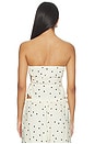 view 3 of 4 Addy Top in Ivory & Black Polka Dot