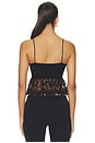 view 3 of 4 Dora Knit Lace Tank in Black