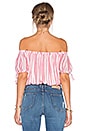 view 3 of 4 x REVOLVE Hailey Top in Red & White