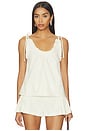 view 1 of 4 Kamila Top in Natural Linen