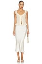 view 4 of 4 Leyla Pointelle Ruffle Top in Cream