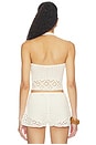 view 3 of 4 Carrissa Crochet Halter Top in Ivory