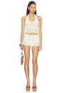 view 4 of 4 Carrissa Crochet Halter Top in Ivory
