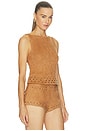 view 2 of 5 Emmett Studded Top in Tan