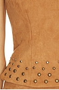 view 6 of 5 Emmett Studded Top in Tan