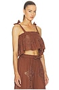 view 2 of 4 Olivia Top in Brown