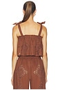 view 3 of 4 Olivia Top in Brown