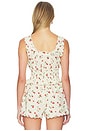 view 3 of 4 Marlena Top in Cream & Strawberry