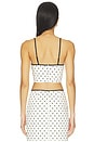 view 3 of 4 Elowen Top in Cream & Black Dot
