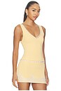 view 2 of 4 Elia Lace Knit Tank in Yellow