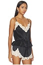 view 2 of 5 Lio Silk Cami Top in Black