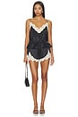 view 5 of 5 Lio Silk Cami Top in Black