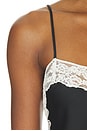 view 6 of 5 Claire Top in Black & Ivory