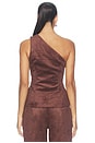 view 4 of 4 Nelly Top in Dark Brown