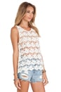 view 2 of 5 Riley Tank in Ivory Lace