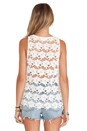 view 3 of 5 Riley Tank in Ivory Lace