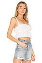 view 2 of 4 TOP DÉBARDEUR CROPPED PENNY in White