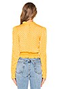 view 3 of 4 BLUSA PAISLEY in Mustard