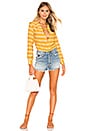 view 5 of 5 Gisele Bodysuit in Yellow Stripe